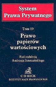 Prawo papier�w warto�ciowych. Tom 19