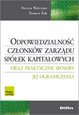 Odpowiedzialno�� cz�onk�w zarz�du sp�ek kapita�owych oraz praktyczne sposoby jej ograniczenia