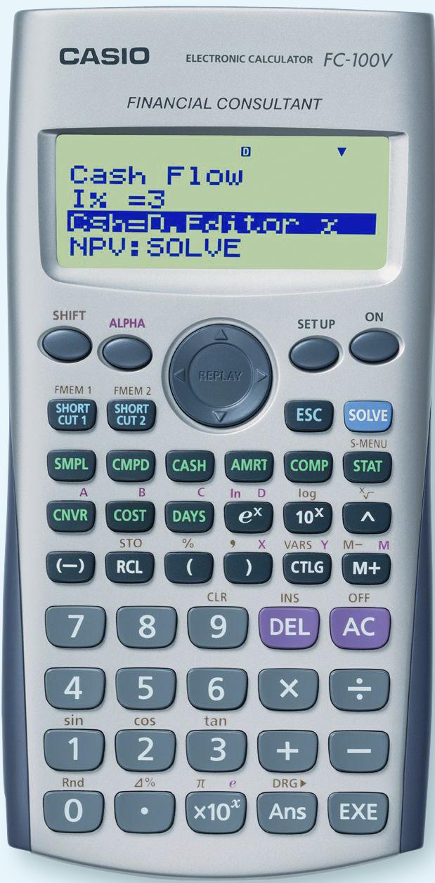 Kalkulator Casio FC-100V